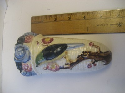 ORIGINAL YANKO WARE CERAMIC WALL POCKET/MADE IN JAPAN