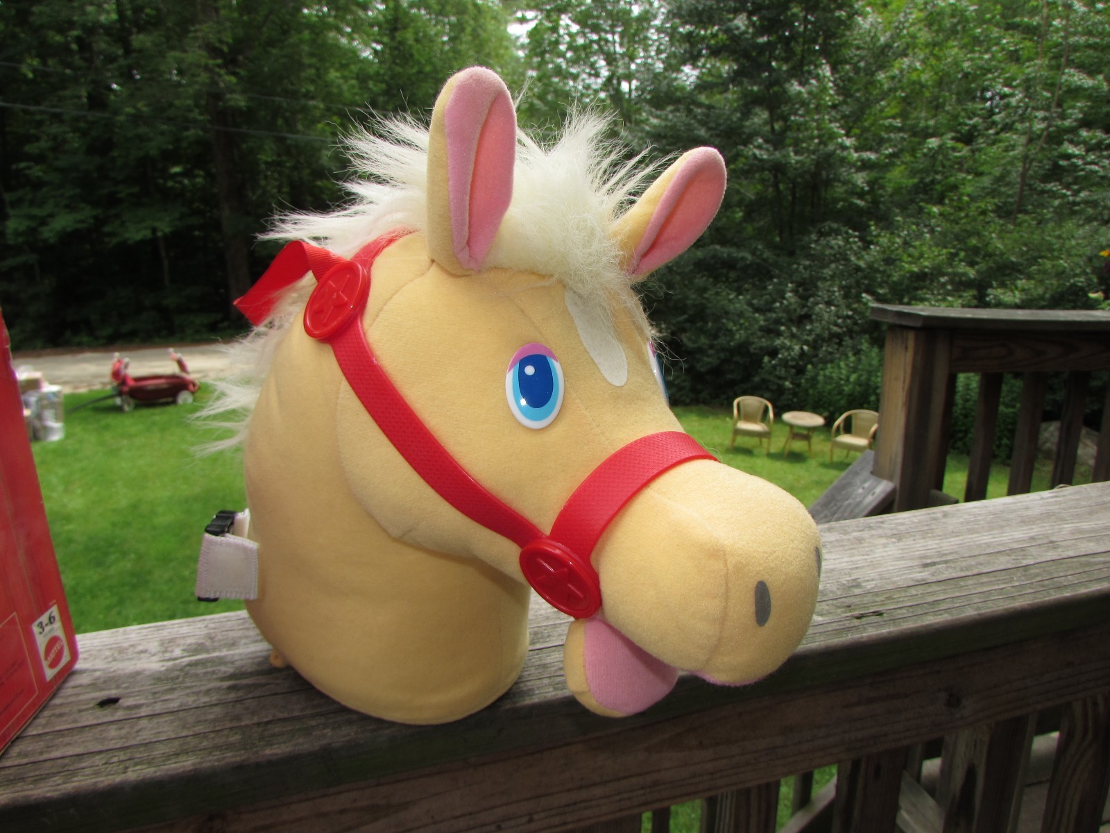 RARE Vintage Mattel HOWDY The TALKING PONY Plush Ride Cowboy SEE N SAY Sound