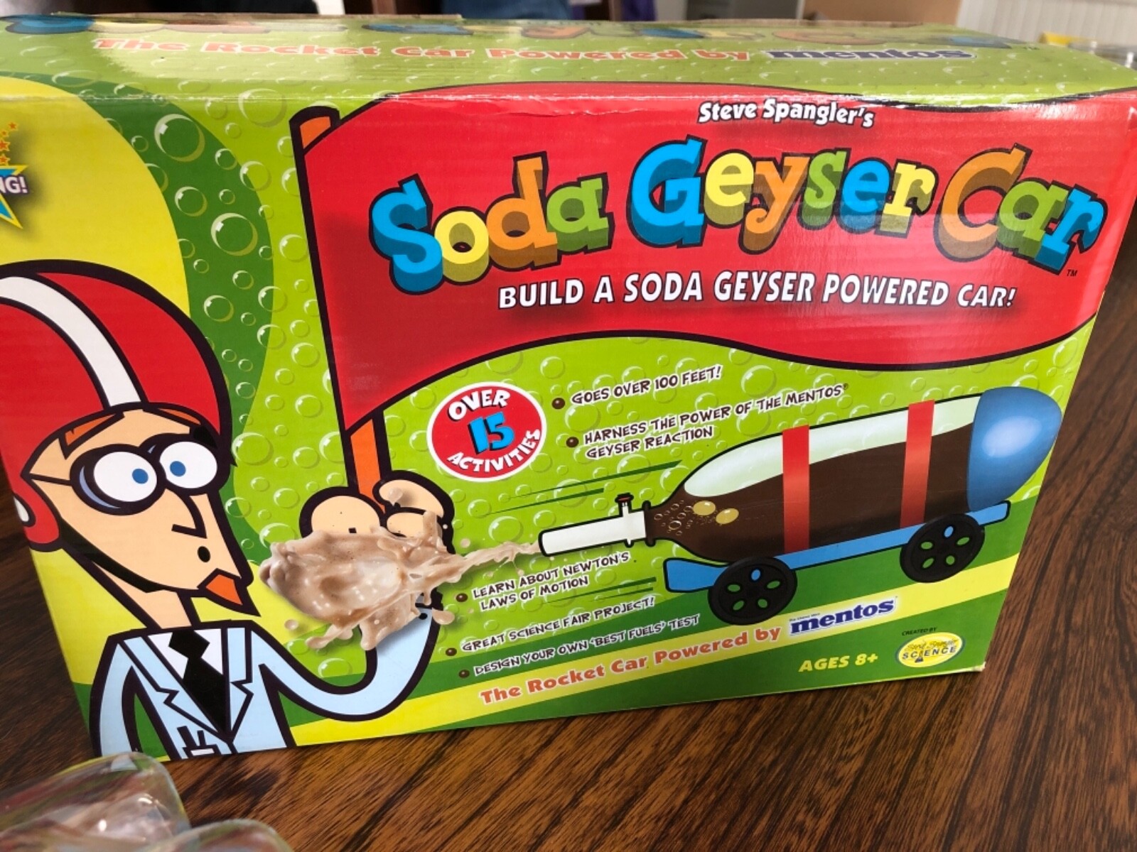 soda geyser car mentos rocket car science