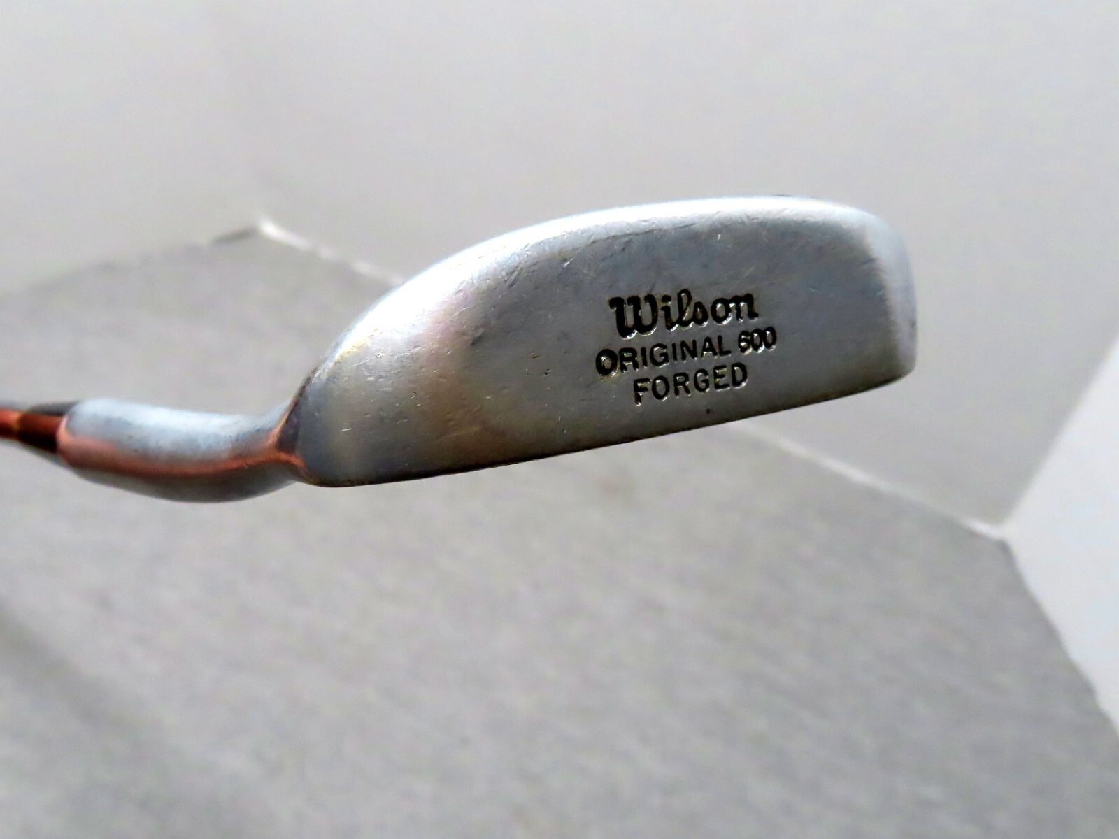 貴重Wilson Original 600 Forged パター Vintage Wilson Original 600 Forged Blade Putter RH Pro Only