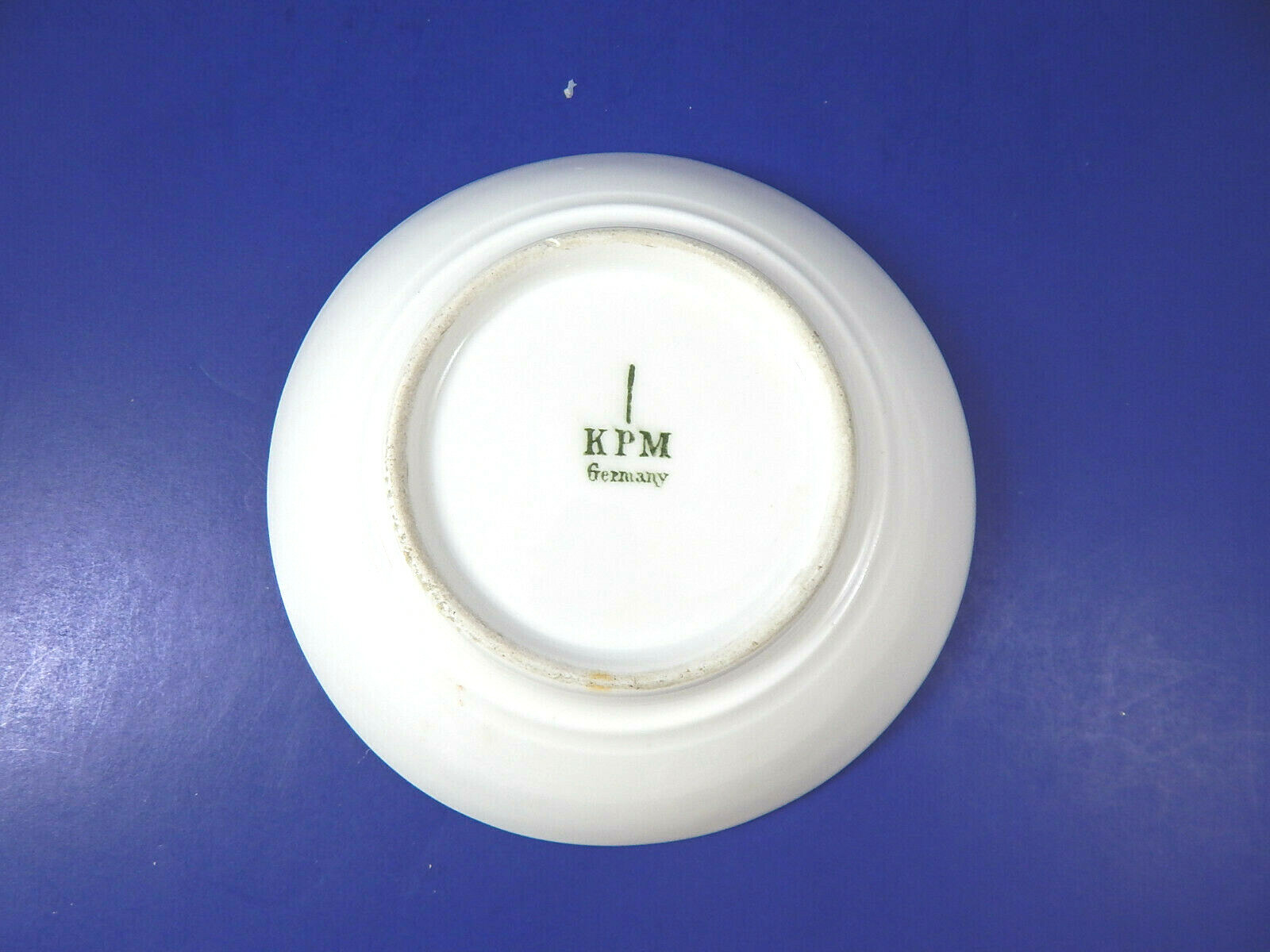 KPM German Porcelain Orange Flower Sherbet Bowl