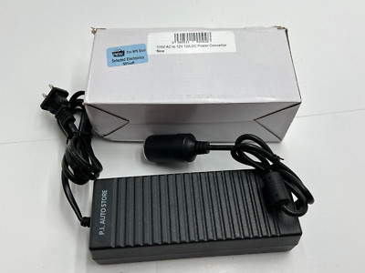 P.I Auto Store Premium Converter 110 AC 12V DC Power Adapter, HTY1210000, Black