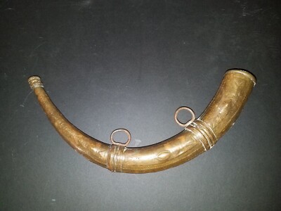 Black Powder Horn Persian-Middle Eastern-Ottoman Era