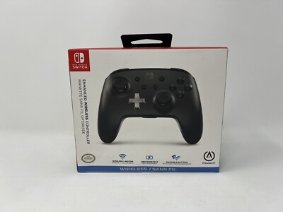 Nitendo PowerA Enhanced Wireless Bluetooth Controller Switch (Black) WLC001