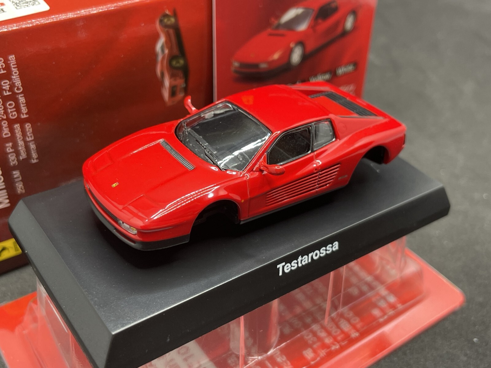 超希少ART MODEL FERRARI 225 S 国際玩具記念モデル 1/64 Kyosho Ferrari Collection7 Testarossa Red diecast model