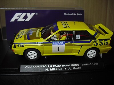 FLY slotwings  A2003A AUDI QUATTRO RALLY HONG KONG BEIJING 1985 NUEVO 1/32 Nº 1