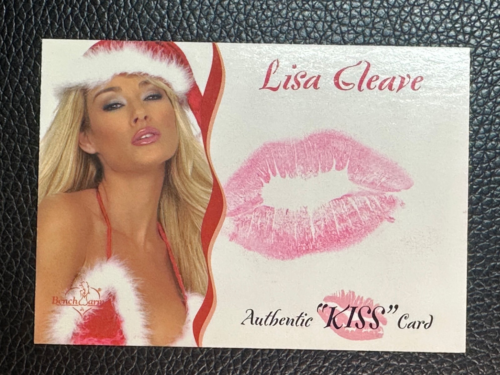2003 Bench Warmer Kiss Card Lisa Gleave Kiss Print