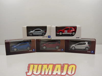 TRI87 : 5 X 3 inches 1/64 NOREV Peugeot 308, 207 CC, 206 clarion