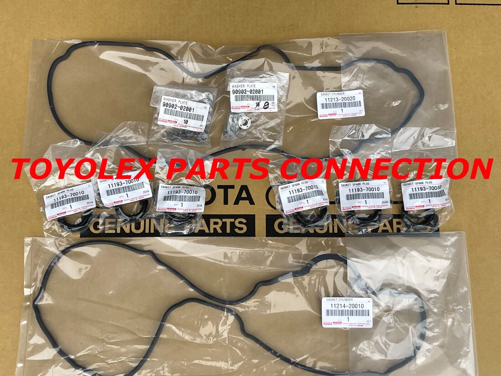 Toyota 11213-20020 11214-20010 OEM Valve Cover Gasket Seals Toyota 11213-20020 11214-20010 OEM Valve Cover Gasket Seals