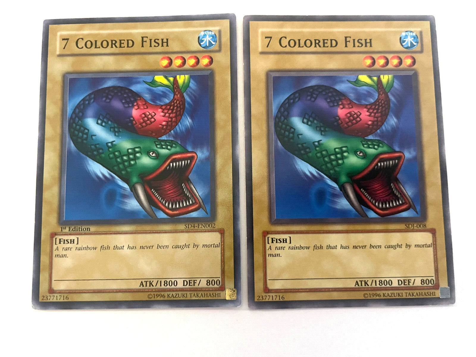 7 Colored Fish - SD4-EN002 / SDJ-008 - Common - 1st / Unl