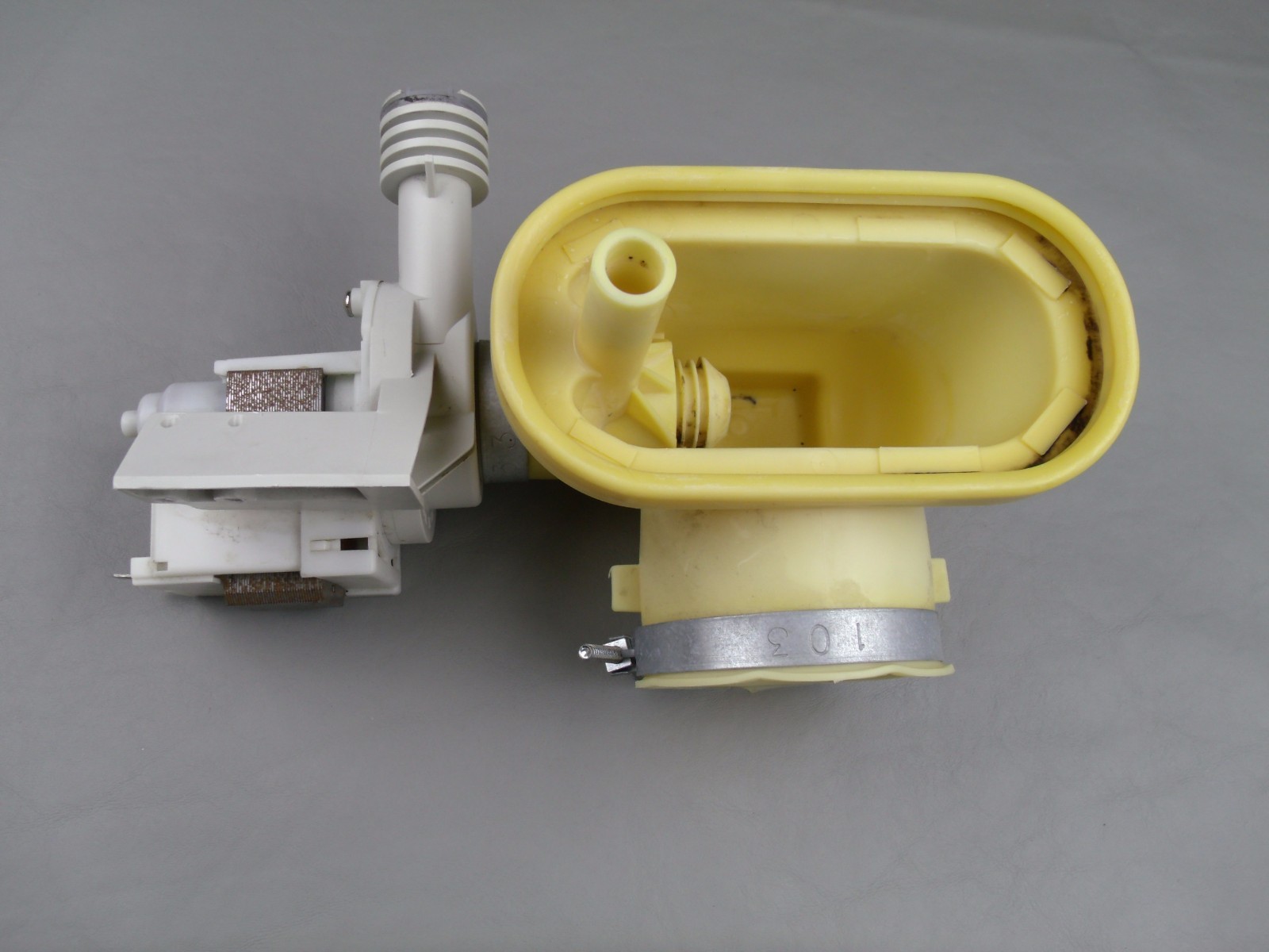 Drain Pump & Sump Inlet Assembly WD26X10046, 1556555, WD18X10034, 116828