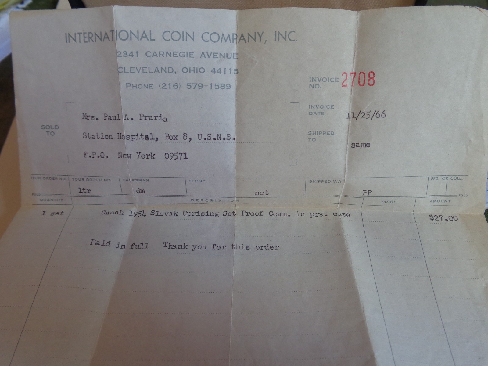 1966 Hungary 8 Coin Proof Set - 3 Silver Coins w/ Color Toning (2,000 Minted)