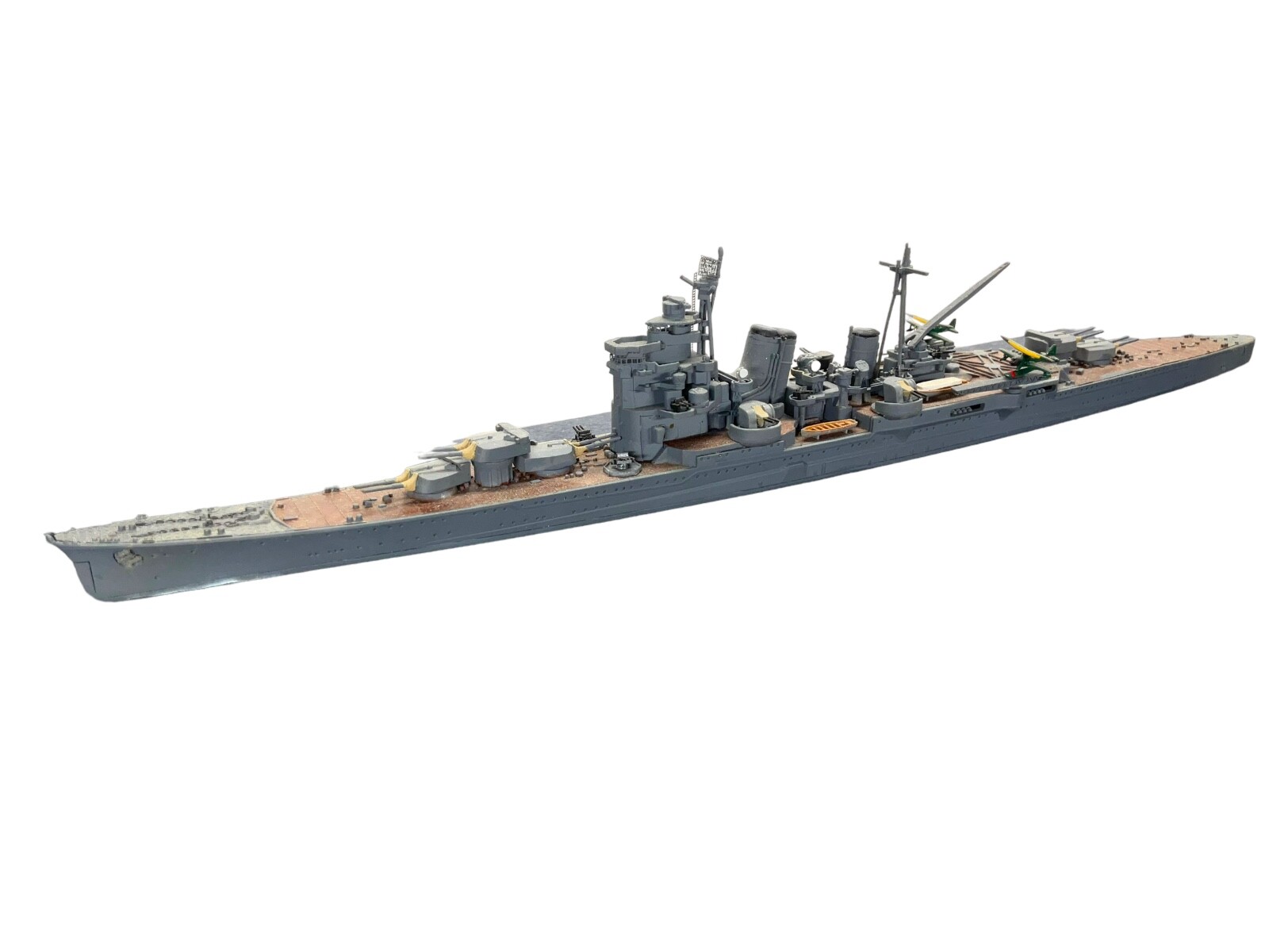 Fujimi? Myoko 1944 IJN Japanese Heavy Cruiser 1:700 BUILT Fujimi? Myoko 1944 IJN Japanese Heavy Cruiser 1:700 BUILT