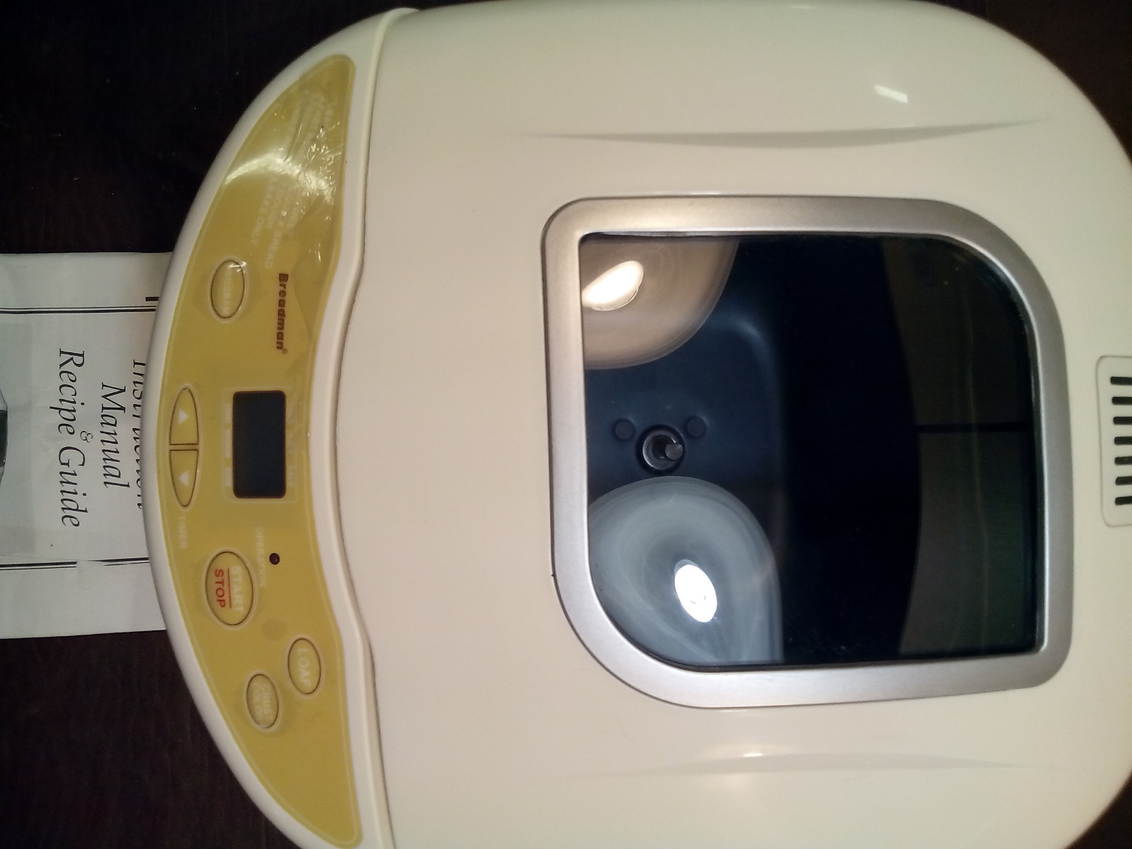 Breadman TR520 Programmable-Horizontal Bread Maker Machine-White -2 Lb
