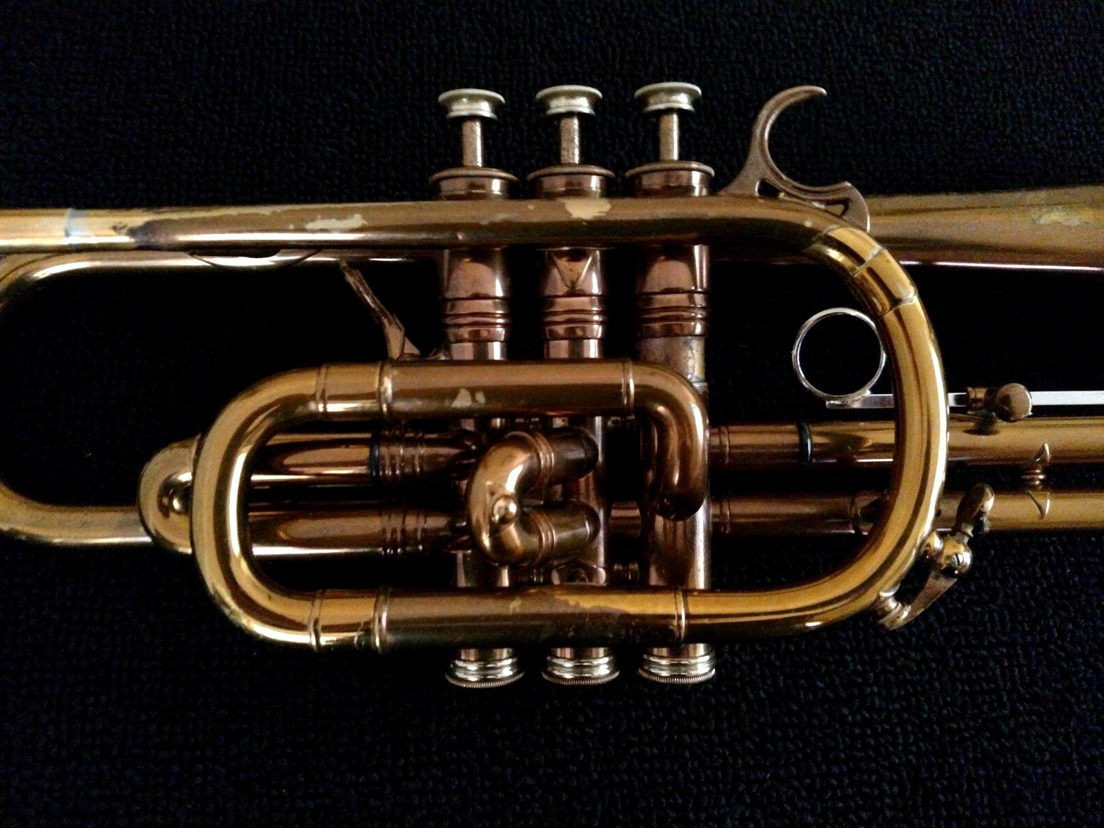 Early Vintage Selmer Paris K Modified Professional Cornet with Original Case