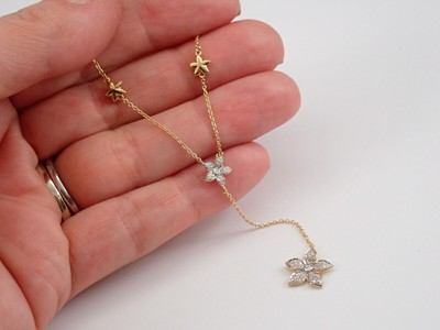 2Ct Round Lab-Created Diamond Women's Flower Pendant 14K Yellow Gold Plated