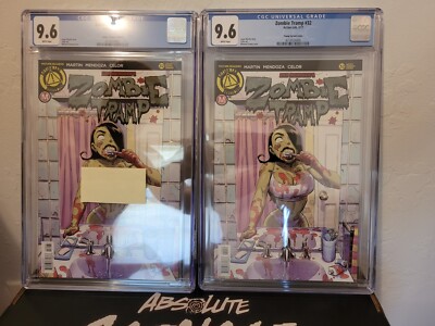 Cgc Action Lab Zombie Tramp #32 Winston Young Risque And Nice Variant 