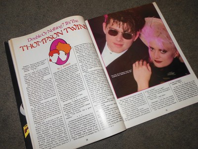 CREEM Aug 1987 Magazine CULT Suzanne Vega Thompson Twins Ramones Tom Petty