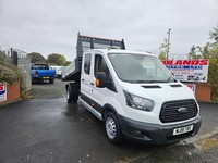 2019 ON 19 PLATE FORD TRANSIT 350 TDC 130BHP TRW L3HI LWB DOUBLE CAB PICKUP ULEZ