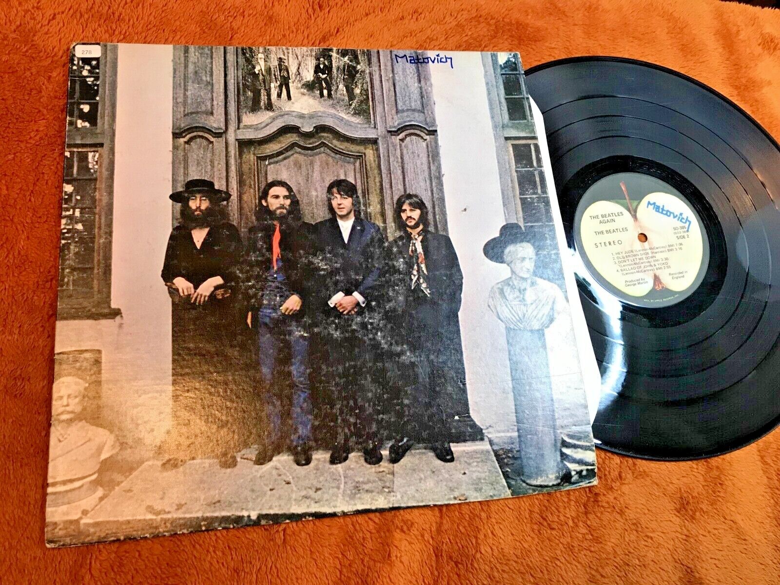 The Beatles Again LP Hey Jude Apple so385 lp Z24/Z22 vinyl