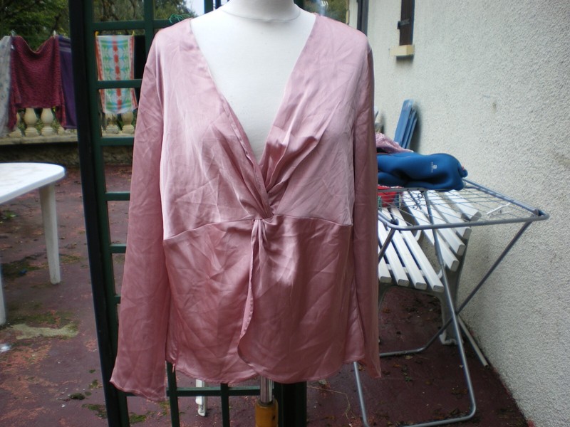 Chemisier Femme Rose Marque Slein Taille 2xlen Tissus Fluide Tré Habillé