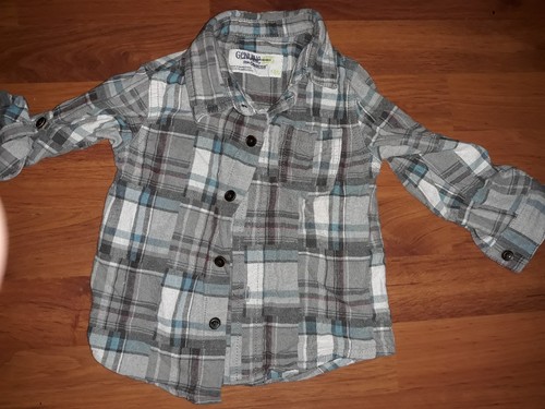 Genuine Kids Plaid Button Up 18 Month