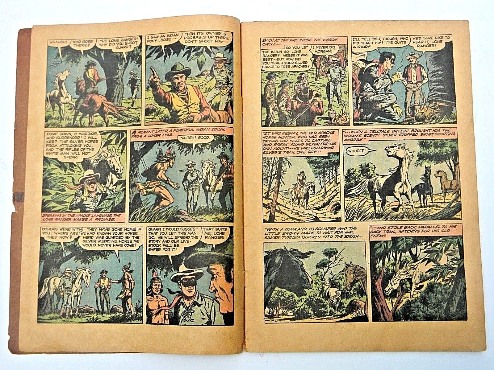 Lone Ranger's Famous Horse Hi-Yo Silver Comic Book-July/Sept. 1956 Vol. 1, #19