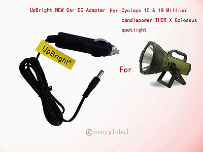 Car Adapter For CYCLOPS 15 18 Million Candle Light Power spotlight THOR X C15MIL