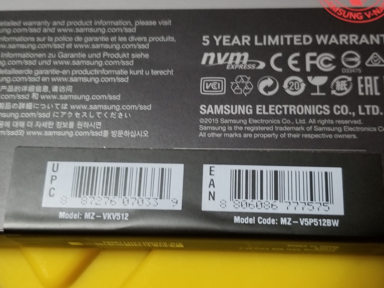 Samsung 950 PRO M.2 2280 512GB PCI-Express 3.0 x4 Internal SSD MZ-V5P512BW