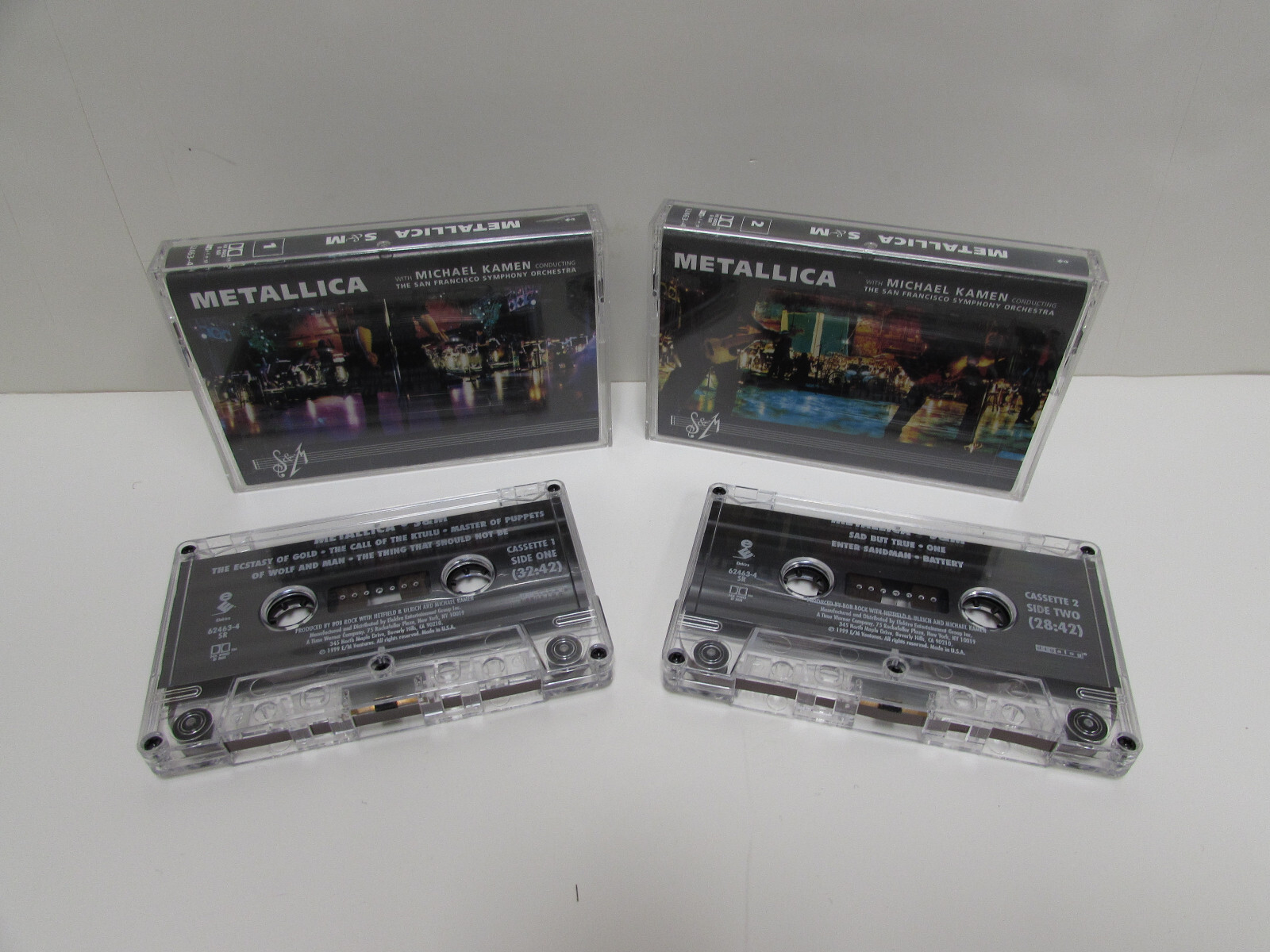 Vintage Metallica S&M Cassettes Set EUC WORK 90s | eBay