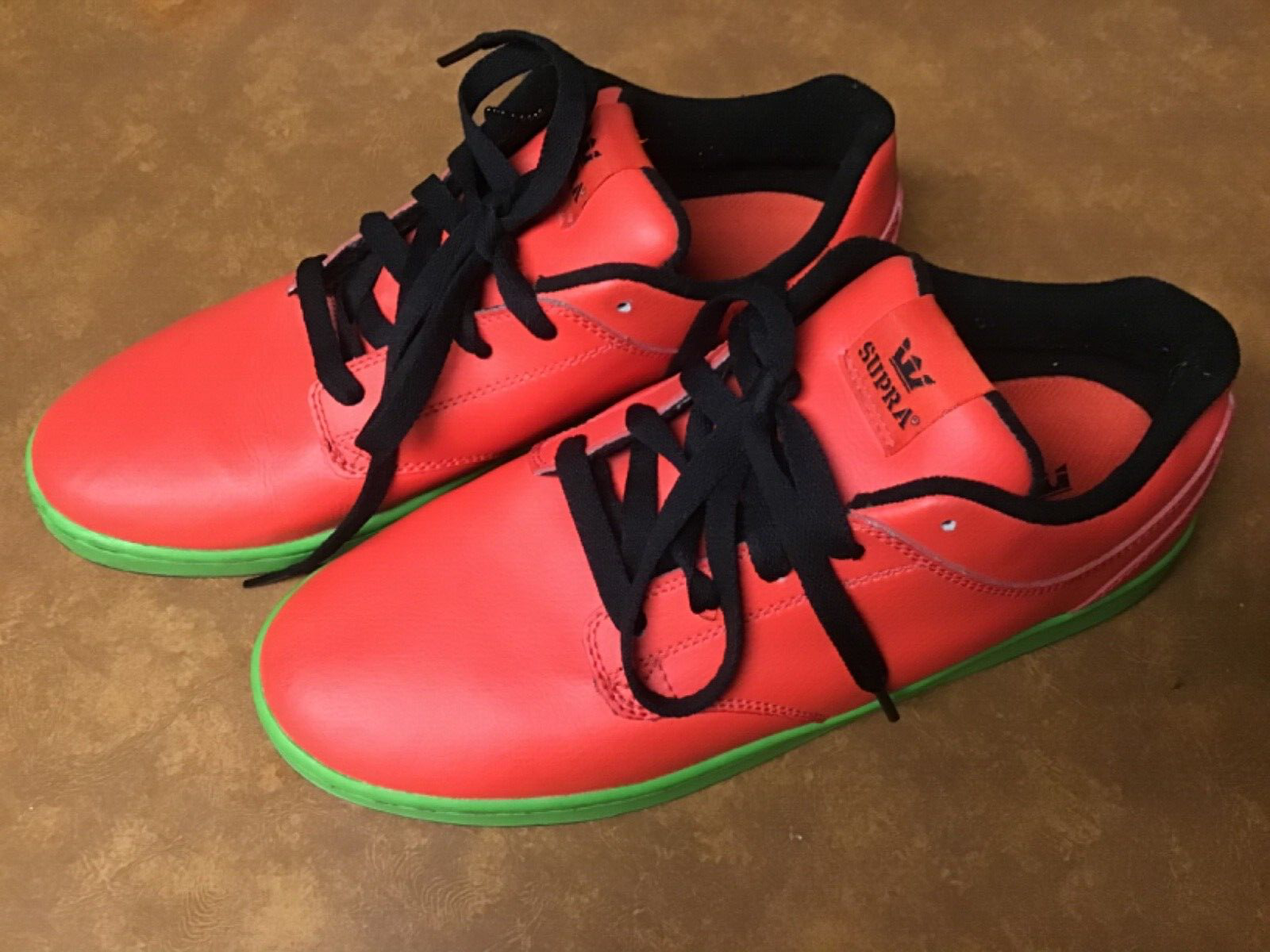 SUPRA Antwuan Dixon Size Mens 12 Skate Shoes Red/Green (Skate