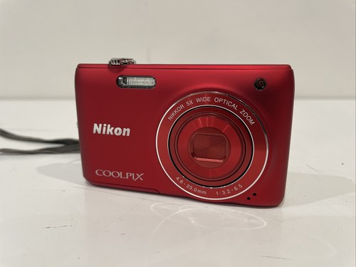 Nikon Coolpix S4100 Red 5X Zoom 14.0 MP Digital Camera W