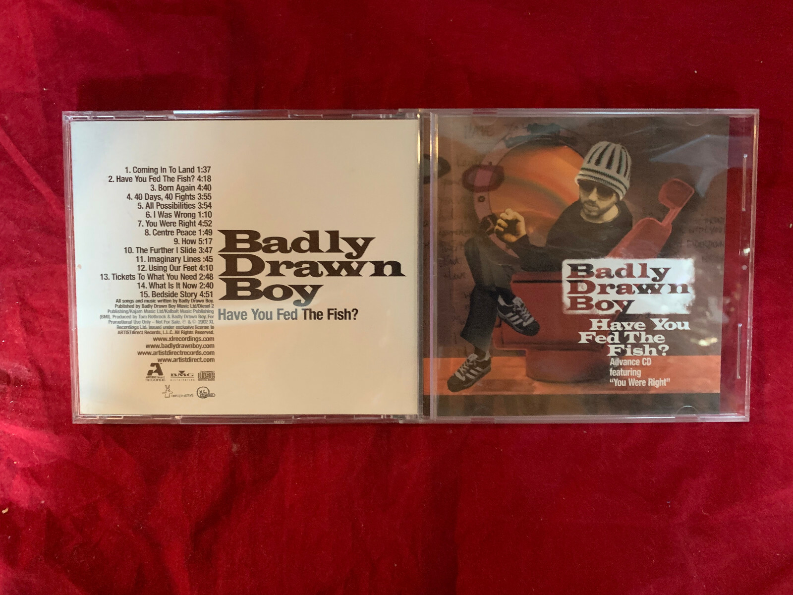 BADLY DRAWN BOY ~ HAVE YOU FED THE FISH 2002 US 15 TRK PRO