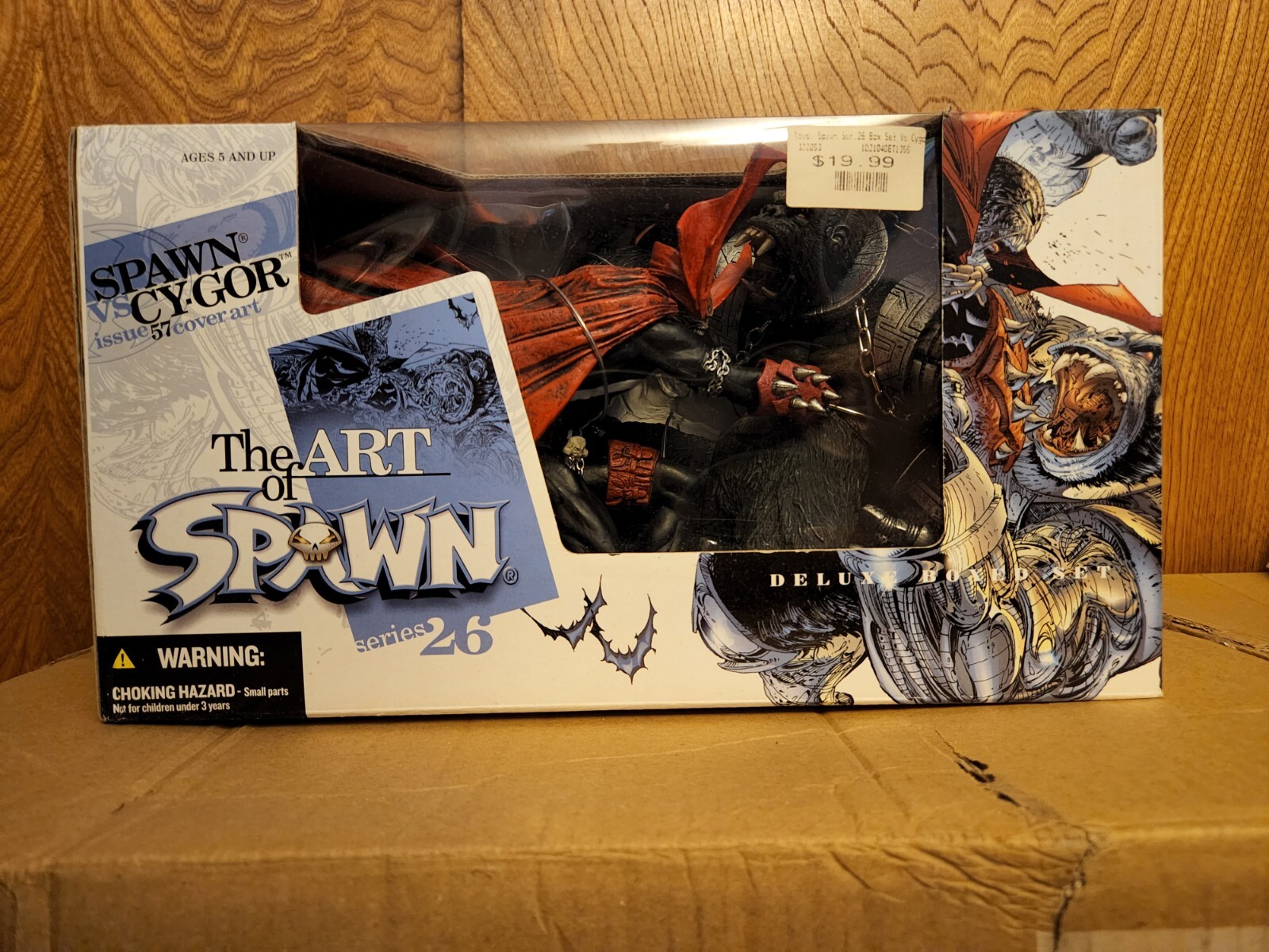 スポーン vs サイゴー　issue 57 cover art　シリーズ26 Art Of Spawn Series 26 Issue 57 Cover Art Deluxe Boxed Set
