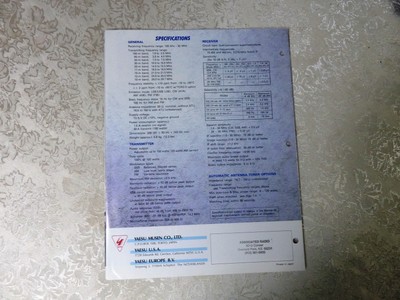 YAESU FT-890 TRANSCEIVER ADVERTISING FLYER 1992 ORIGINAL
