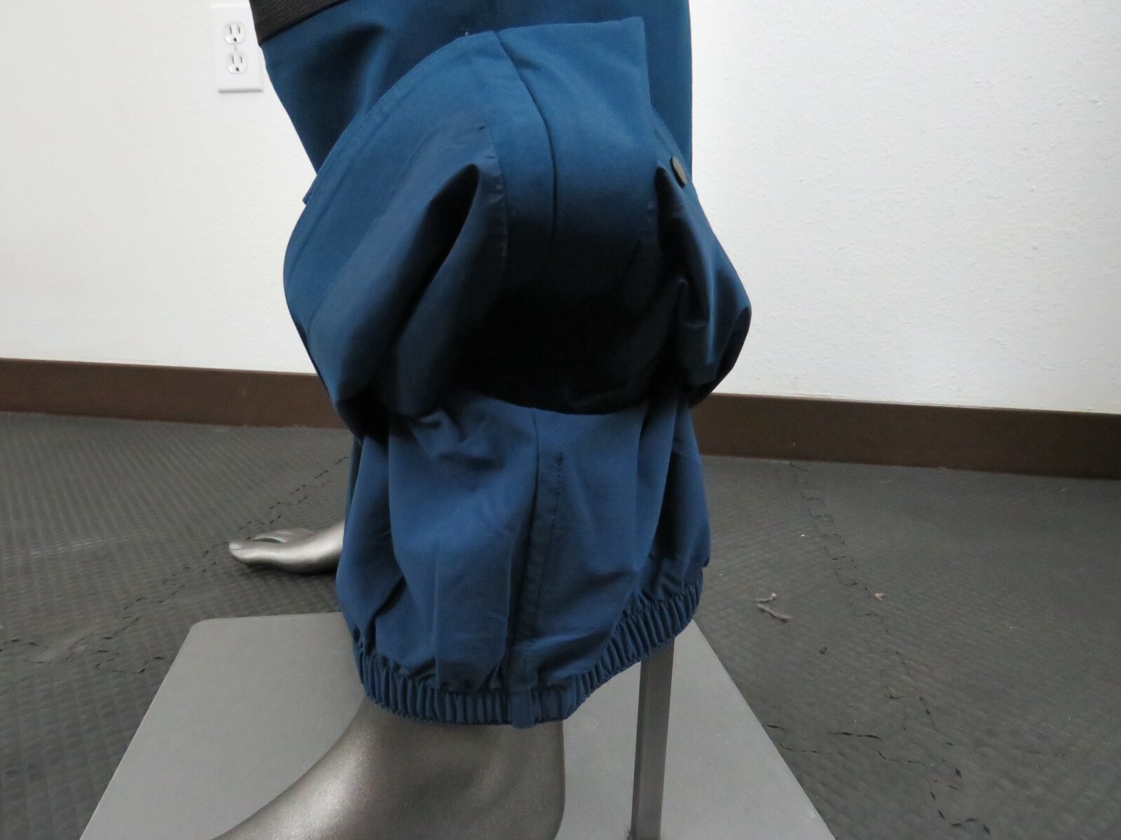 Pre-owned The North Face Mens  Ceptor Dryvent Waterproof Shell Ski Bibs Pants - Blue In Monterrey Blue / Tnf Black