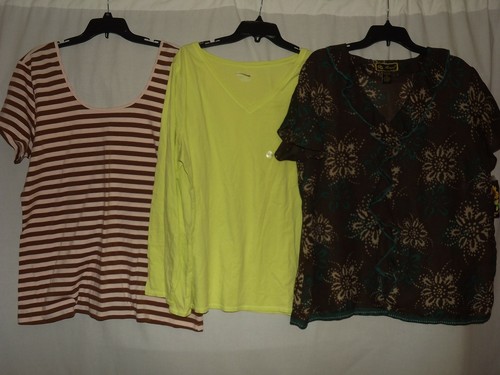 NEW WOMENS CLOTHING Lot Size 1X LANE BRYANT CHARTER CLUB DRESSBARN