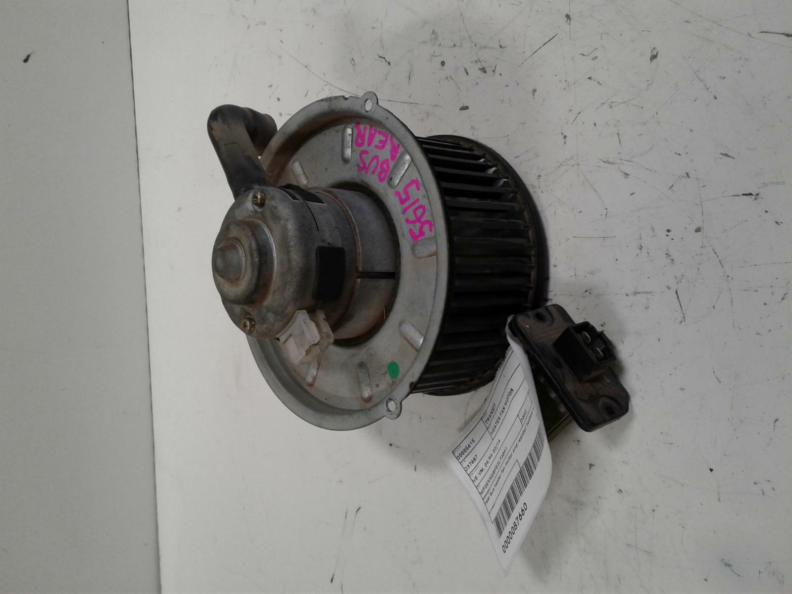 FORD TRANSIT HEATER FAN MOTOR AND RESISTOR, VEVM, 04/9402/14