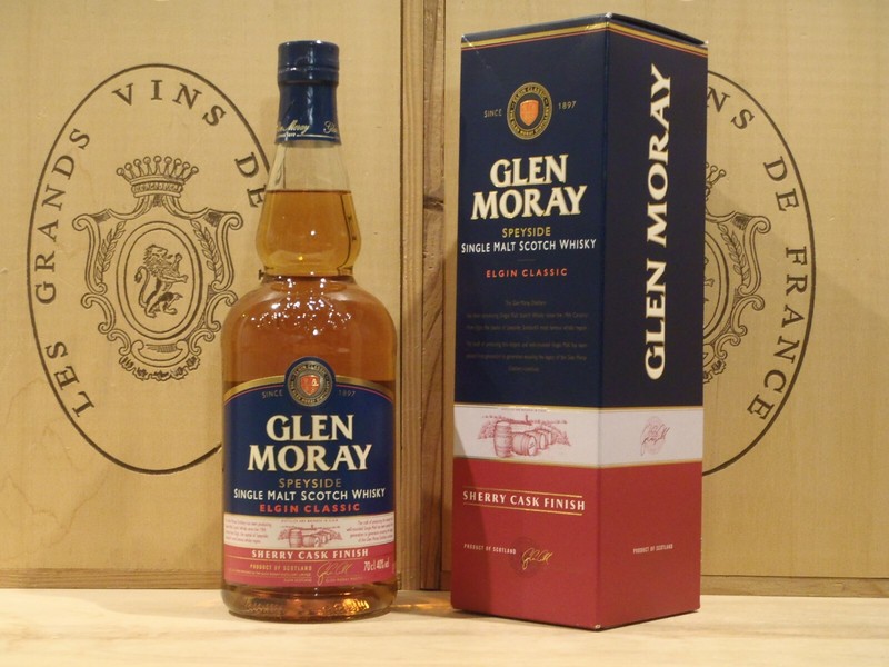 Whisky Glen Moray Single Malt Sherry Cask 70cl  Avec Ã©Tui