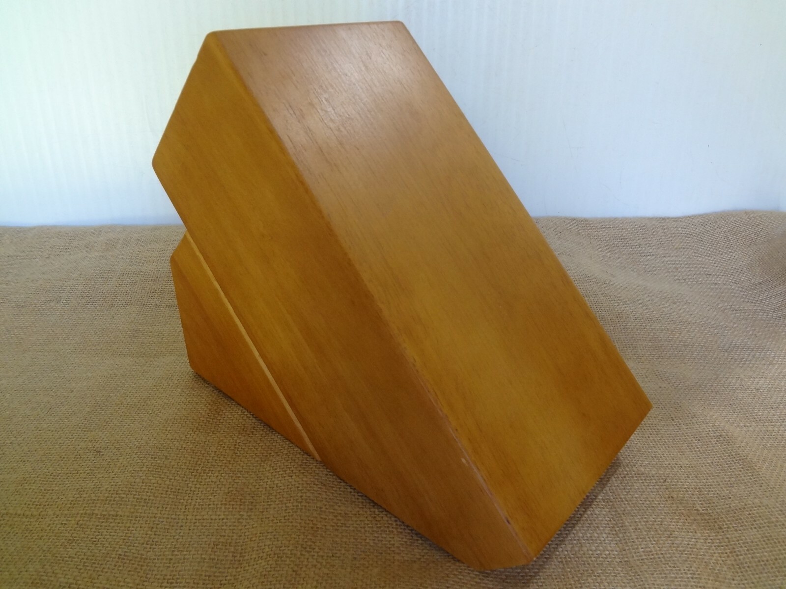 Wusthof 15-Slot Knife Block Wood Rare Vintage