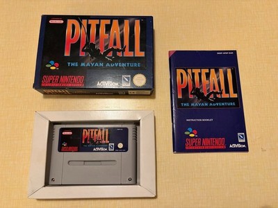 PITFALL in OVP mit Anleitung | SNES Super Nintendo TOP Zustand CiB