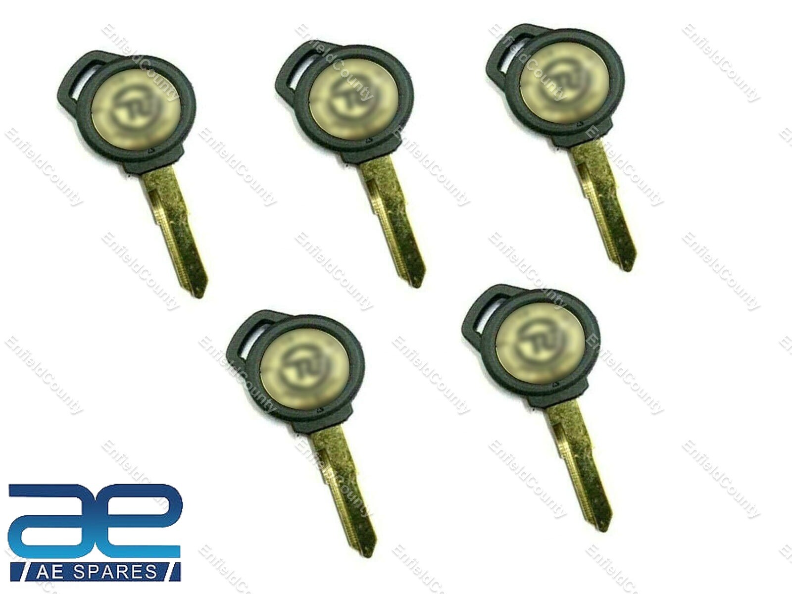 Ignition Blank Keys Set of 5 For Royal Enfield Classic 350 500cc C5 Electra  