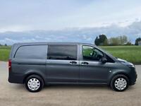 2018 18 MERCEDES VITO 114 7G AUTOMATIC DUAL LINER REAR SEATS 1 OWNER EURO6 ULEZ 