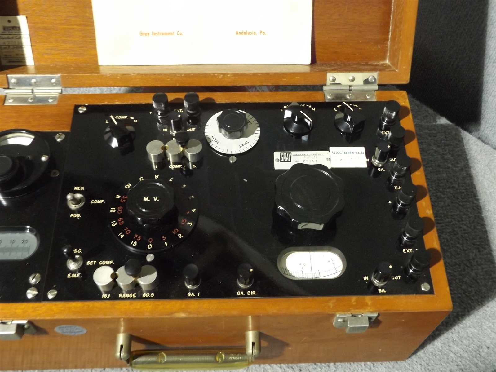 Vintage Gray Instruments E-3067 Potentiometer NASA
