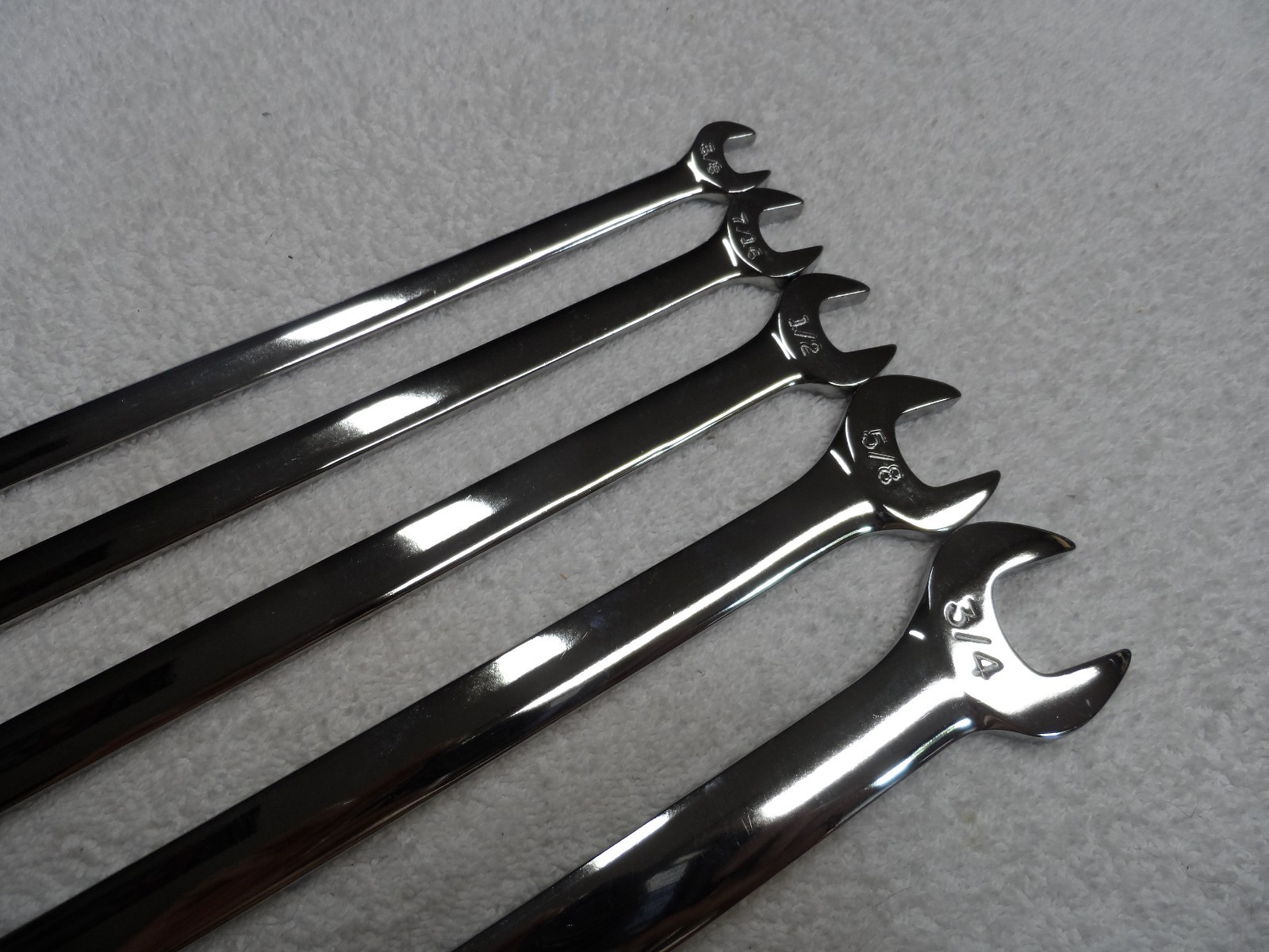 Craftsman Full Polish Standard Sae Tappet Wrench Set 5 Pcs New for