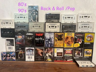 You pick - 70's 80's 90's Rock Pop Metal cassette tapes - Specify tape choice: