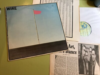 WIRE Pink Flag Vinyl LP Harvest shsp4076 uk original A4/B3
