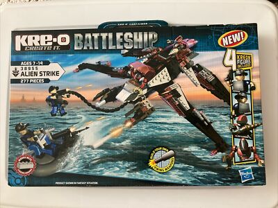 HASBRO KRE-O 38955 BATTLESHIP 277 PIECE BUILDING BLOCK SET KREON Z3 SEALED NEW/p
