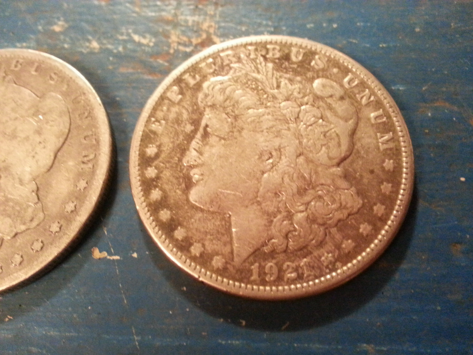 1921~S & 1900~O MORGAN 90% SILVER DOLLARS SHIP FREE L@@K!!!