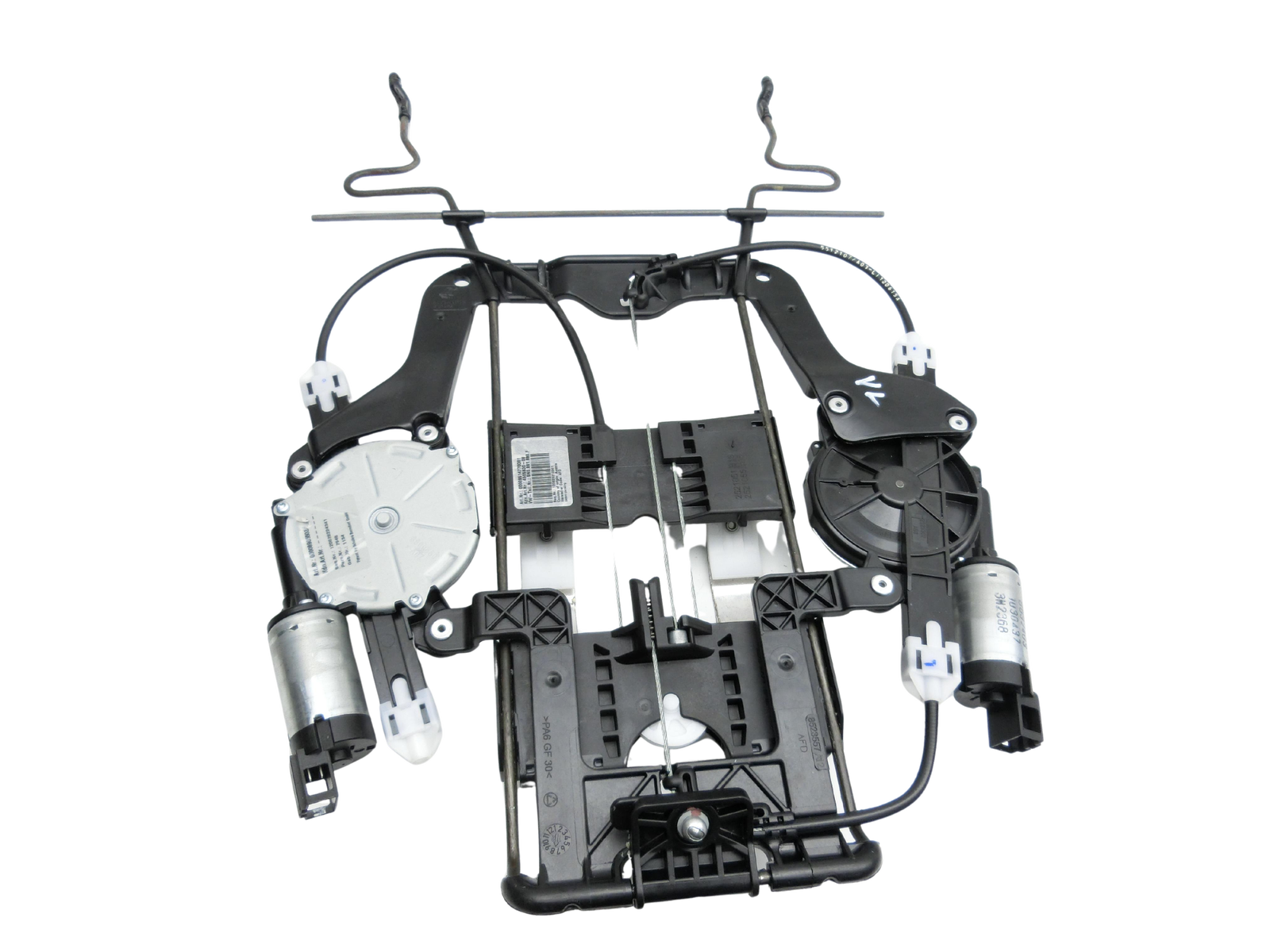 espalda con Servo motores Soporte lumbar asiento izquierda delante para cuero VW Sharan 7N II 10-15 - Bild 1